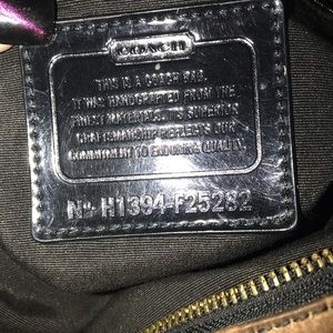 Black and Teal Leopard print coach